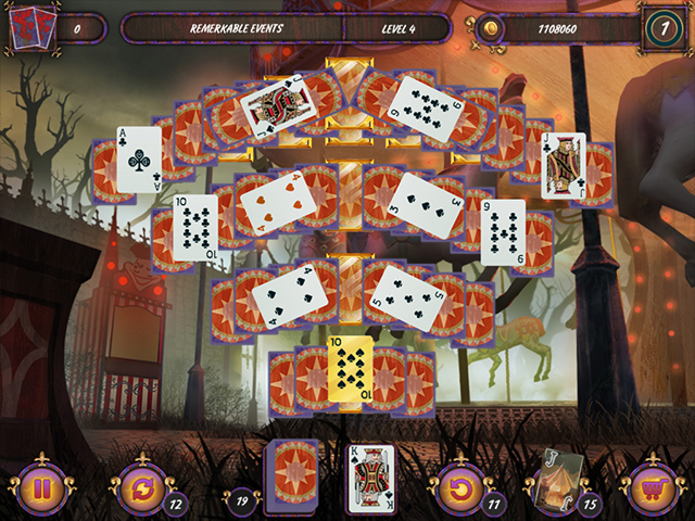 Dark Solitaire: Mystical Circus - Screenshot