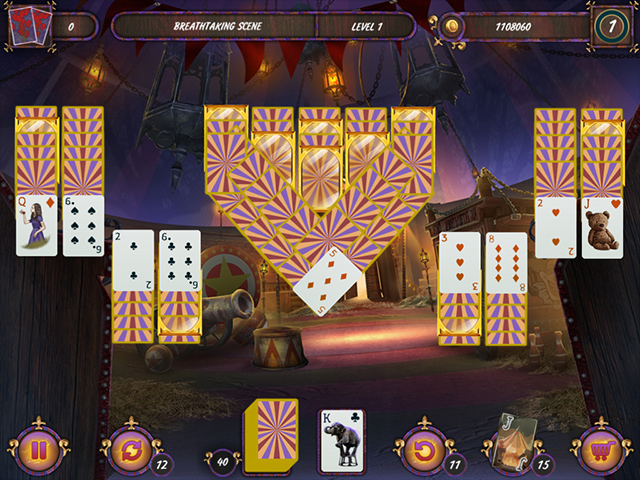 Dark Solitaire: Mystical Circus - Screenshot