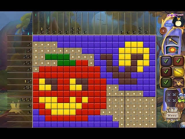 Fantasy Mosaics 43: Haunted Forest - Screenshot